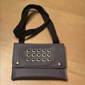 HOLLY AiKEN Vegan Faux Leather Crossbody Bag